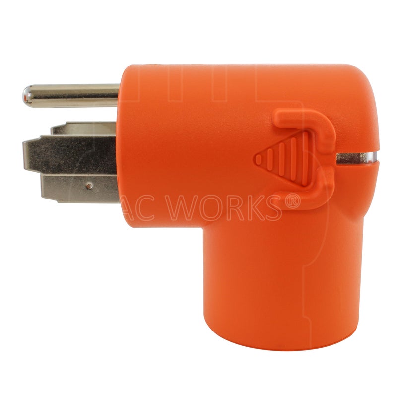 AC WORKS NEMA 14-50P 50 أمبير 4-شوكات موصل/ مولد/ قابس EV إلى 14-30R 4-شوكات مخرج مجفف (مضغوط) - Image 5